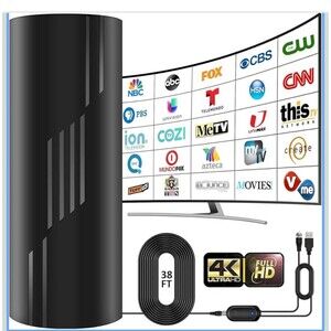 PGOFBUO HDTV Digital Antenna 2700 Miles Range TV Antenna Indoor Outdoor